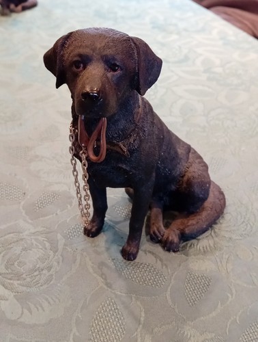 Black labradors dog statue - labradors,