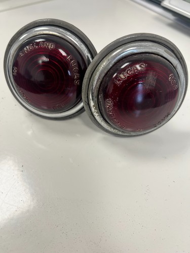 Pair vintage lucas 488 red - lucas,