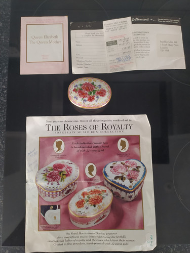 Rhs franklin mint - roses, of