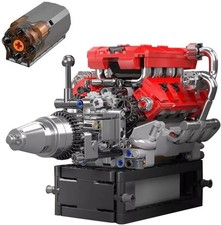 V8 Engine Block Model Kit 750+ Pcs STEM Gift for Adults & Teens 14+