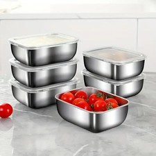 6pc Stainless Steel Food
