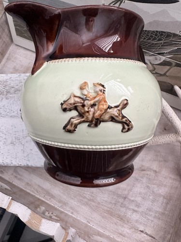 Bourne denby jug with - bourne, hunting