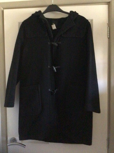 Redoute black wool duffle - la,