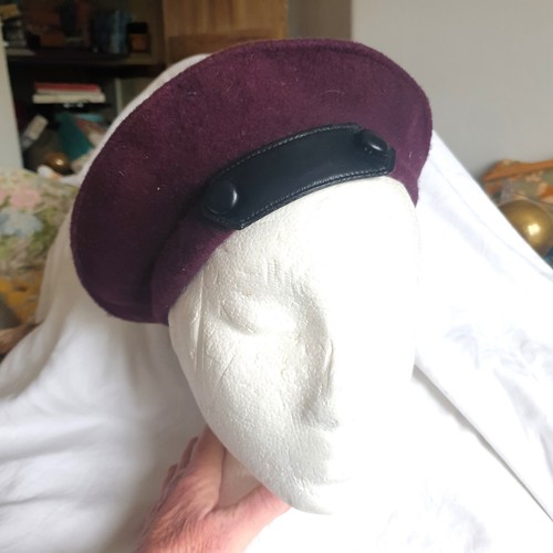 Vtg 80s purple military wool - purple,