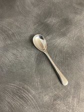 SOLID SILVER ENGLISH HALLMARKED SALT SPOON ADIE BROS B’HAM 1958