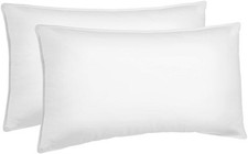 1 x Microfibre Soft as Goose Down Pillow Super King Size 50cm x 90cm 