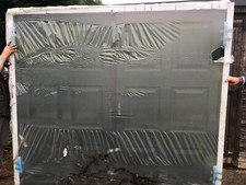 Fir Green Side hinged garage door, garador