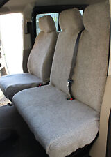 Citroen Dispatch (16 on) GREY SHEEPSKIN Faux FUR VAN Seat Covers SINGLE + DOUBLE