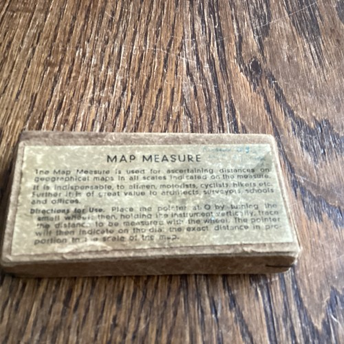 Vintage map measurer - vintage,
