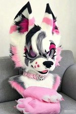 Fursuit Long haired Dog Fox