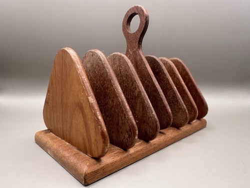 Vintage wooden letter rack - wooden,