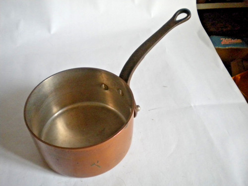 Vintage french copper pan - vintage,
