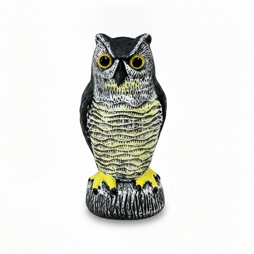 Owl figurine textured - owl,