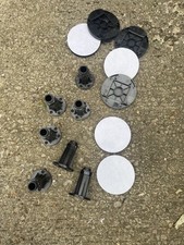 7 x Adjustable Shower Tray Plinth Riser Legs  Top Circular Base 