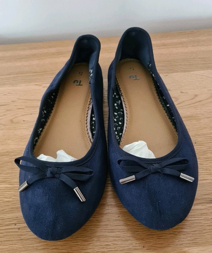 Navy ballerina shoes - -, 5