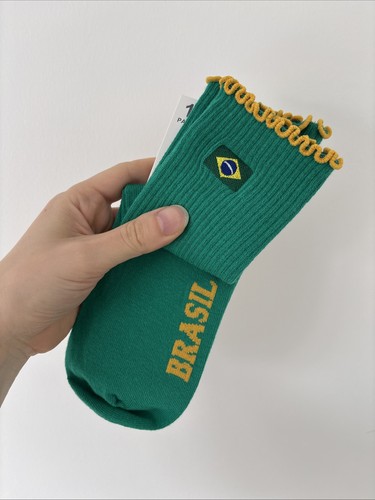 Brazil flag socks - brazil,