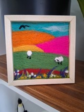 Sheep And Landscape Needle