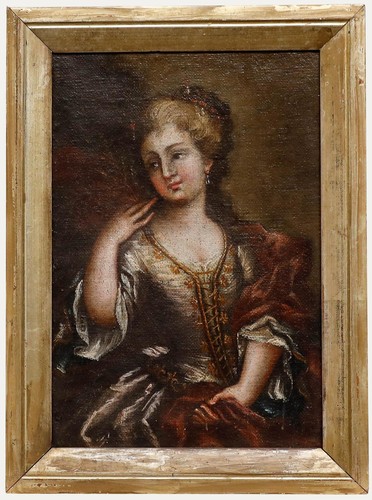 18th century oil lady - oil, of