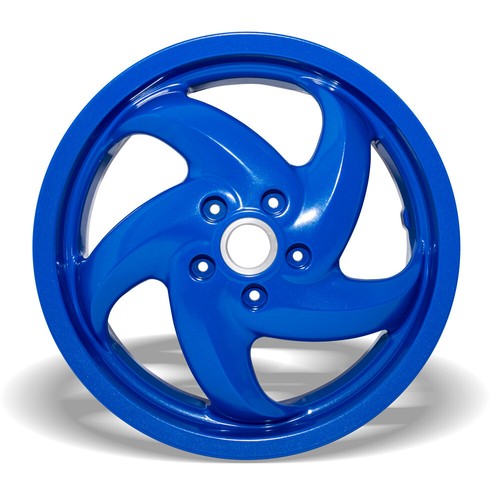 Blue rear wheel rim piaggio - wheel,