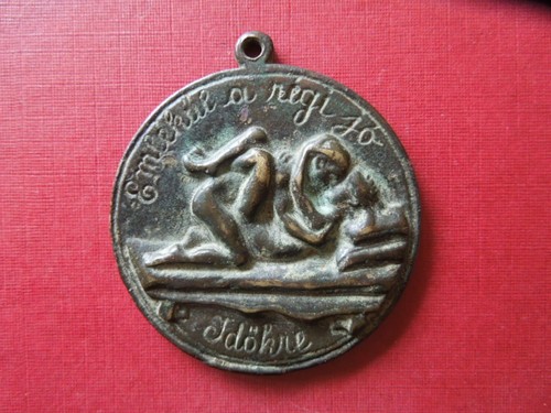 J3057 antique erotic bronze - erotic,