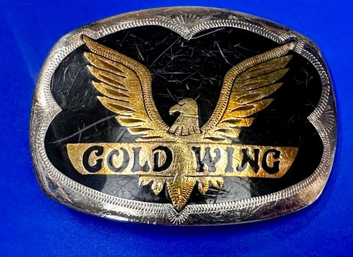 Gold wing eagle - eagle, enamel