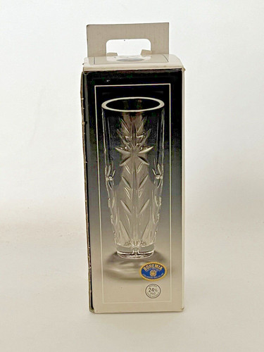 Bohemia lead crystal vase 15cm - bohemia,
