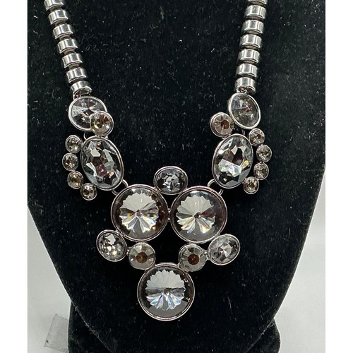 Statement crystal collar - statement,