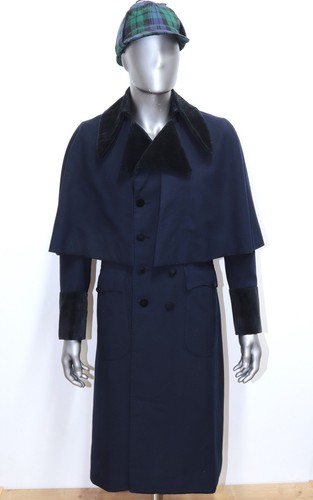 French 60s navy blue wool - 60s,