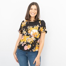 Oasis Womens Blouse Floral