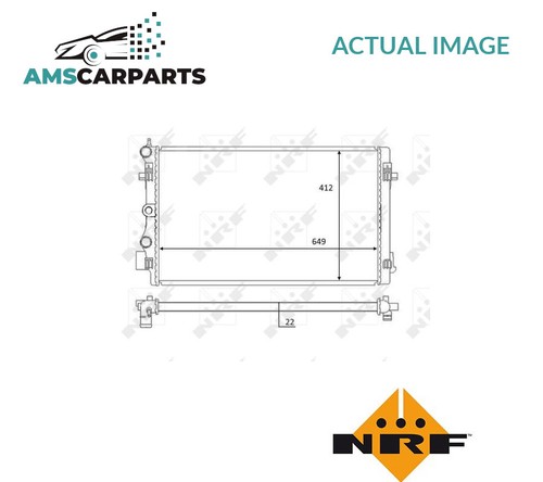 Engine cooling radiator 59056 - cooling,