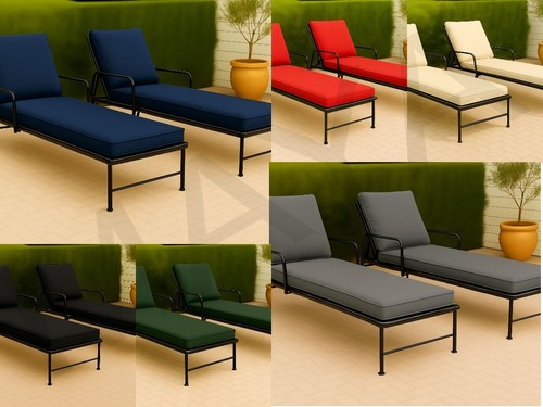 Waterproof sun lounger - sun, cushion