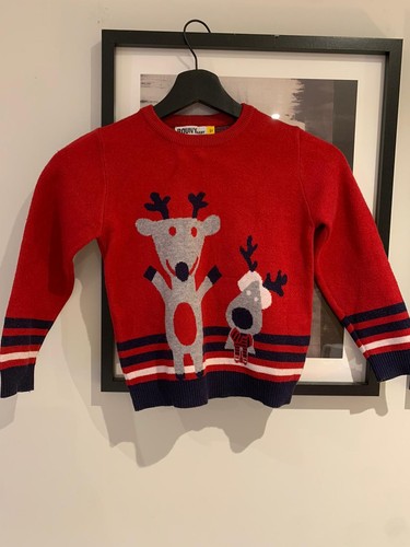 Boys christmas reindeer jumper - christmas,