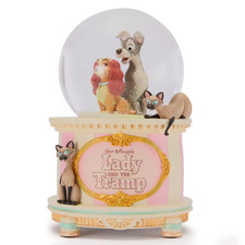Lady and the Tramp Musical Snow Globe - Disney Collection