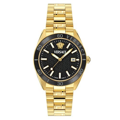 Versace gold dome 42mm - versace,