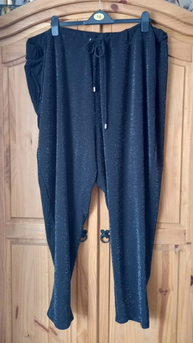 Yours sparkly wide leg - sparkly,