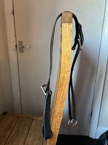 Black running martingale pony - martingale,