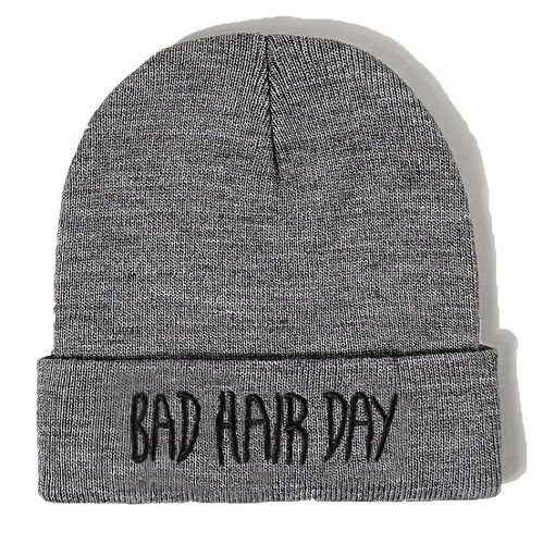 Bad hair day gray - "bad,