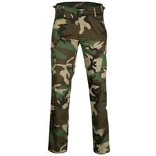 Mil-Tec US BDU Ranger Trousers Tactical Army Combat Cargo Military Woodland Camo