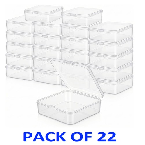 22x clear storage boxes - 22x,