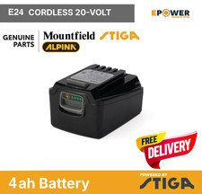 Stiga Mountfield Alpina E24 Battery 20v / 4Ah 271014008/ST1 - 40% OFF