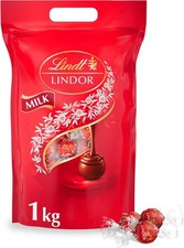 Lindt Milk Chocolate Truffles – 1kg Bag (Approx. 80 Balls) – Smooth Filling