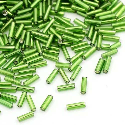50g 6mm glass seed - seed, bugle