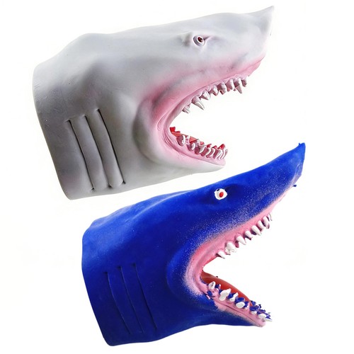 Shark hand puppet soft - shark,