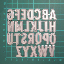 26 Pc Alphabet Metal Cutting Die Set / ABC Capital Letters Card Die Cutters