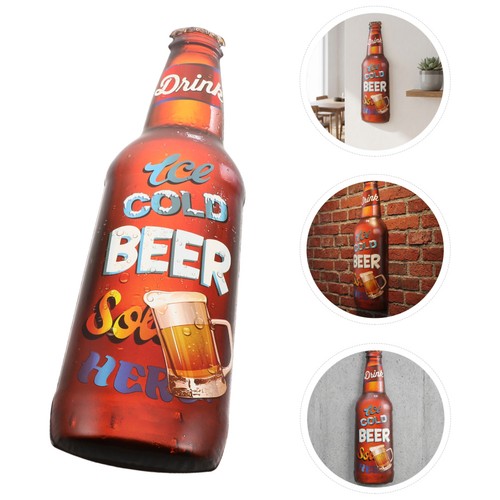 Beer bottle sign vintage - sign,