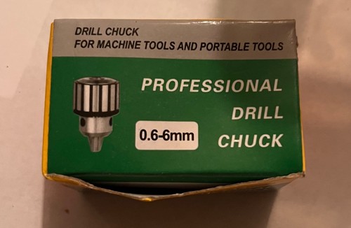 6mm keyed drill chuck - 0.6-6mm,