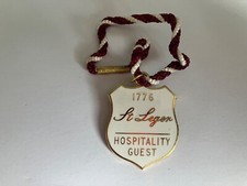 Vintage Original St Leger 1776 Hospitality Guest Pin Badge