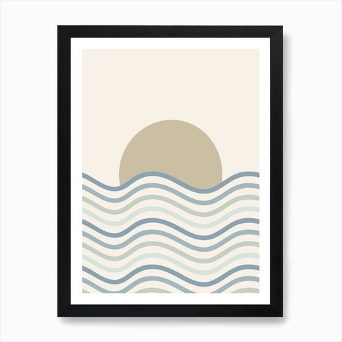 Boho abstract beach sunset - boho,