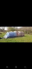 Gelert Atlantis 4 Blue 4-Person All-in-1 Camping Tent- Easy Pitch