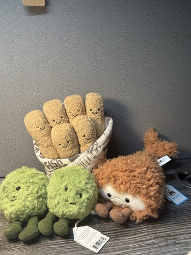 Jellycat amuseable fish chips - jellycat,